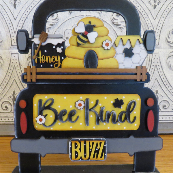 'Bee Kind' Interchangeable Truck Decor