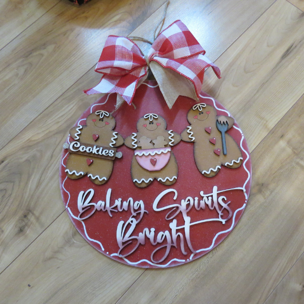 Gingerbread Baking Wall Hanging