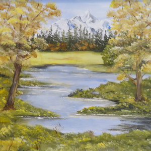 'Spring Run Off' Original Oil Painting