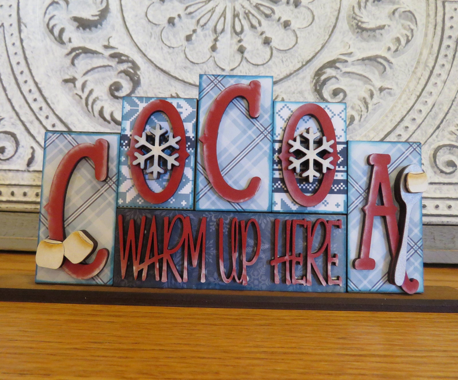 DIY Wood Block 'Cocoa'