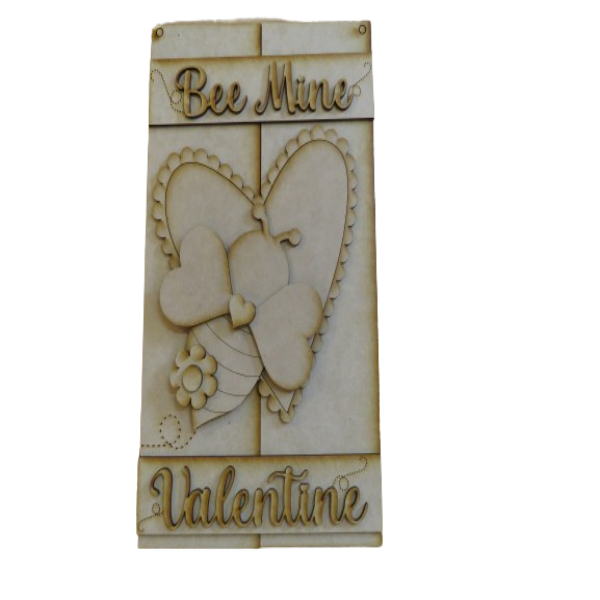 Valentine Bee Mine DIY Wood Kit