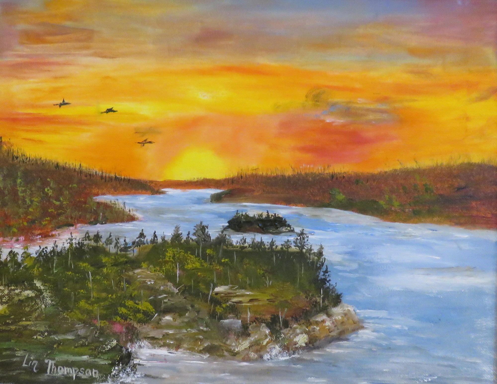 'Washington Coastline' Original Oil Painting