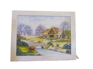 'English Cottage' Original Oil Painting